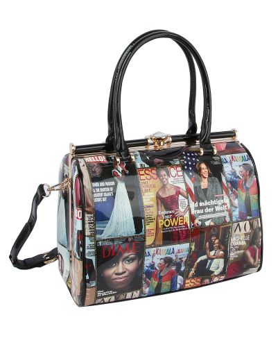 Michelle Obama Magazine Color Satchel Handbag with matching Wallet